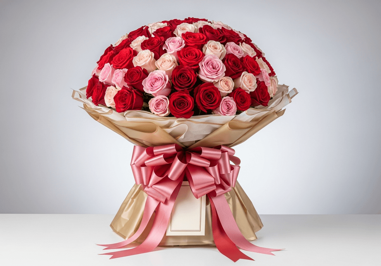 Букет троянд 101 шт